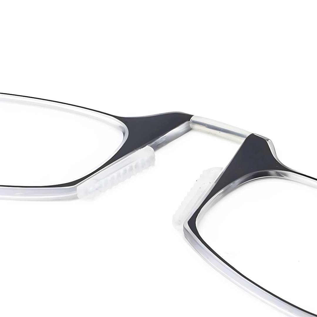 Eazy Optics Reading Glasses showcasing the comfortable nose pad, designed for prolonged wear without discomfort.